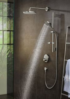 Смеситель Hansgrohe ShowerSelect S 15743670 для душа чёрный матовый